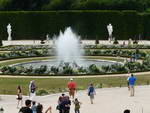 Versailles Springbrunnen in den Gärten.